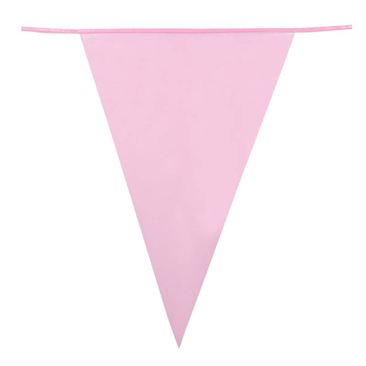 Wimpelkette PE 20x30cm L: 10m | Rosa