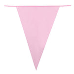 Wimpelkette PE 20x30cm L: 10m | Rosa