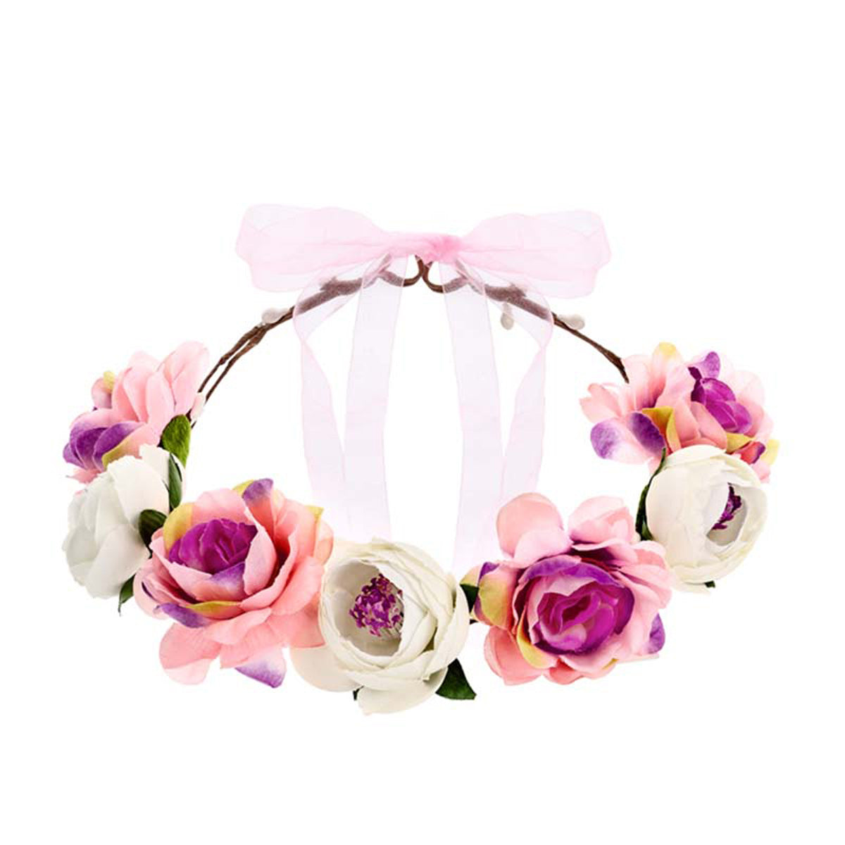 Haarreif Blumenkranz | Bunt