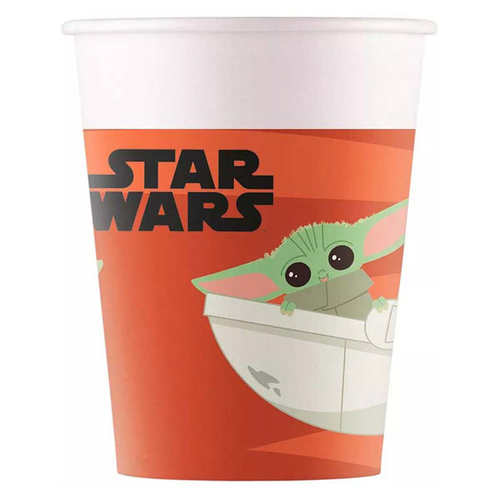 Star Wars The Mandalorian - Pappbecher | 8 Stück, 200 ml, FSC
