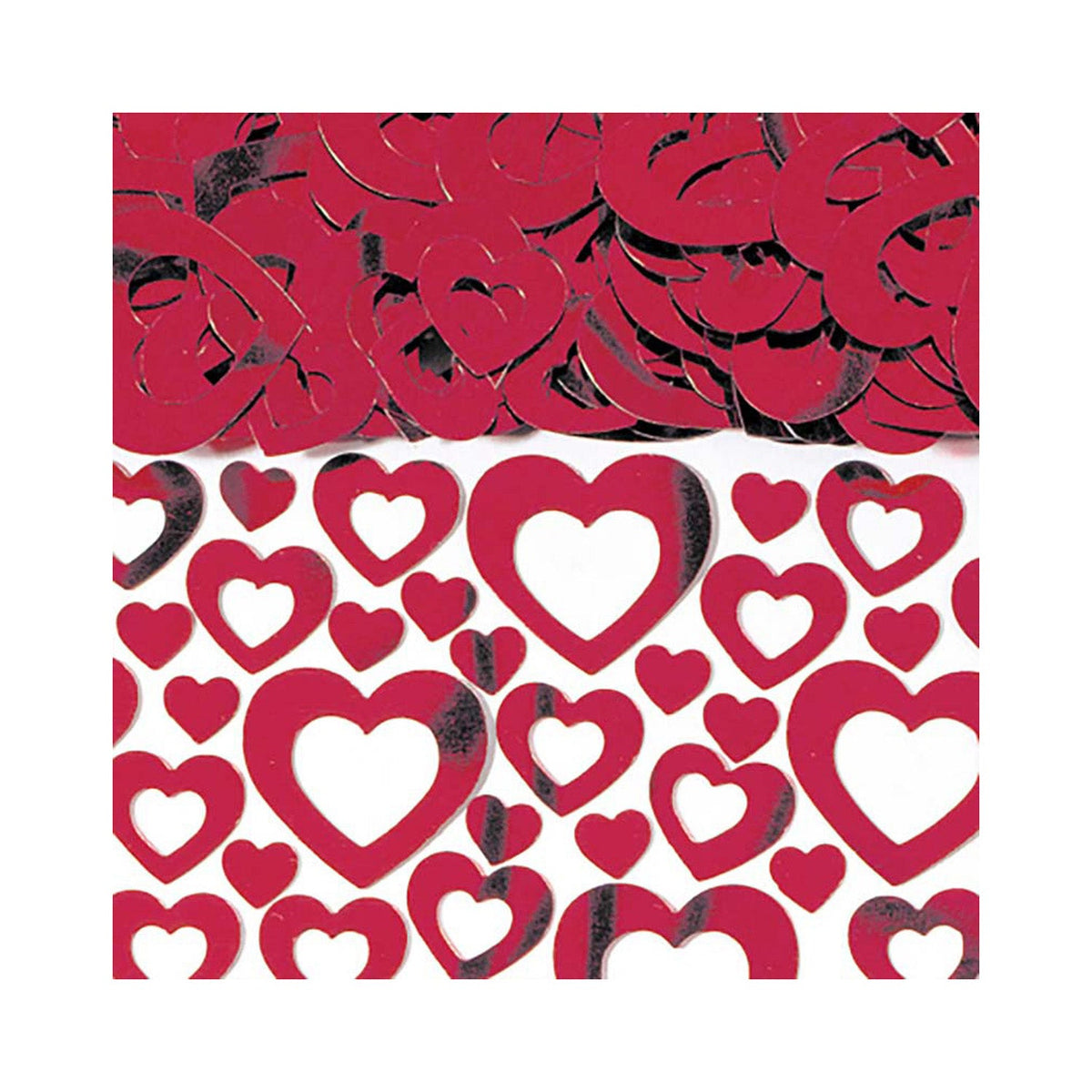 Konfetti Rote Herzen | 14 g, Folie