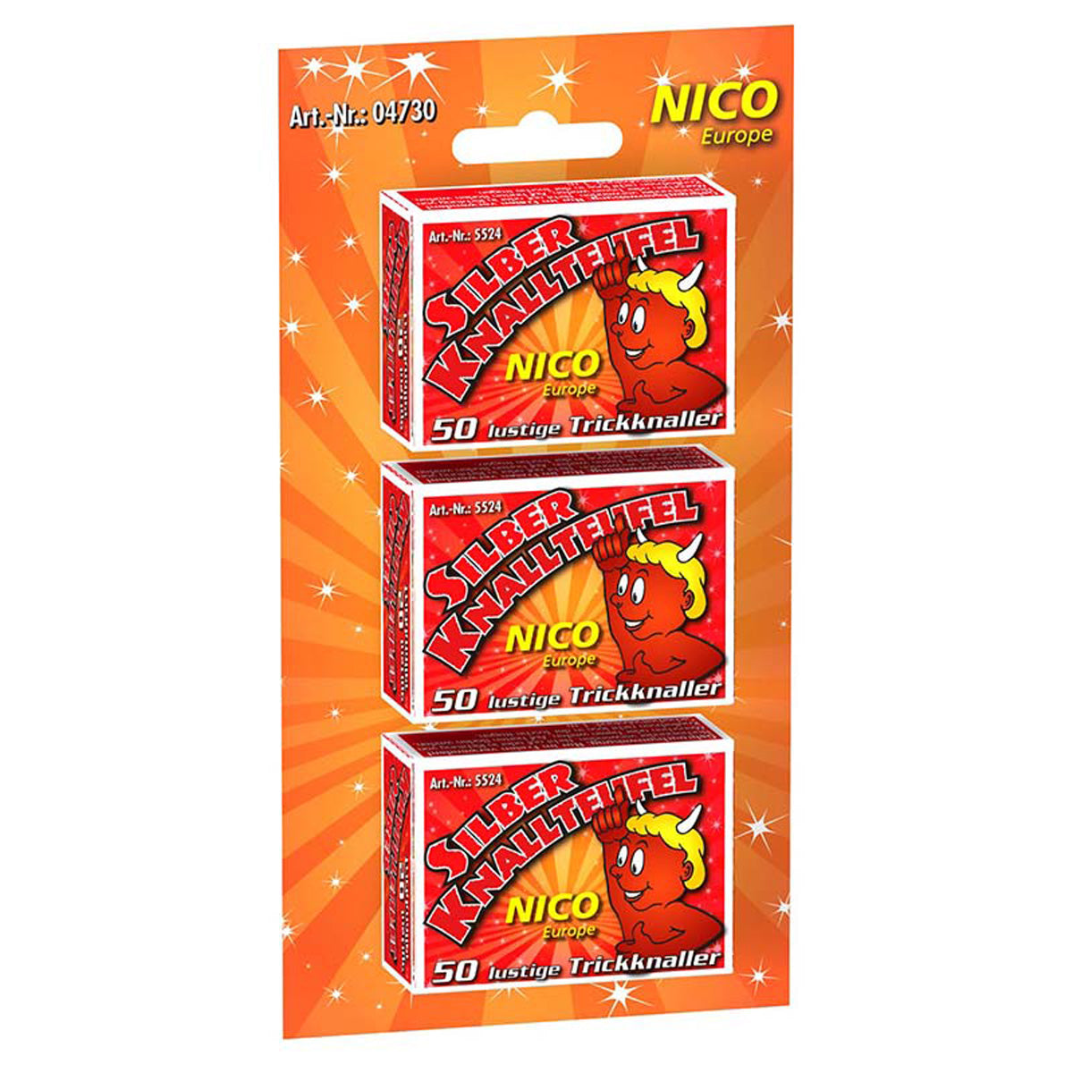 Silber Knallteufel | 3er-Set - 150St.