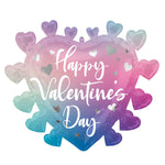 Folienballon Happy Valentins Day Herz | 68 x 58 cm