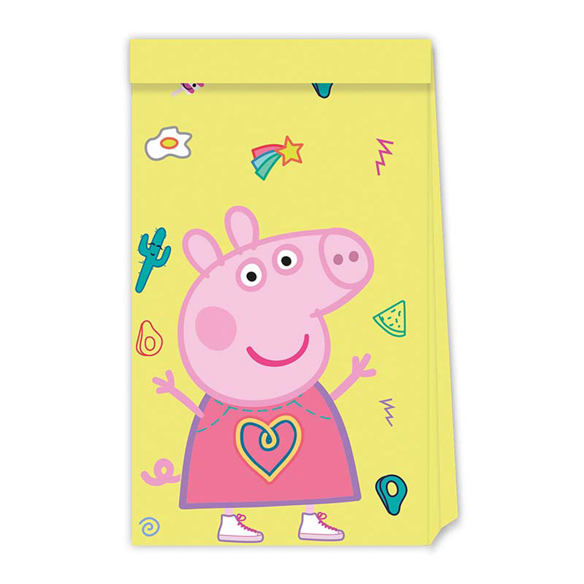 Peppa Pig - Papier-Geschenktüten | 4 Stück, FSC