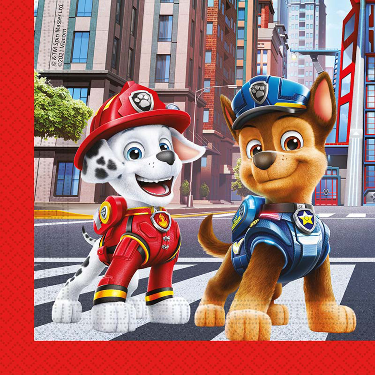 Paw Patrol Movie - Servietten | 20 Stück, 33 x 33 cm, FSC