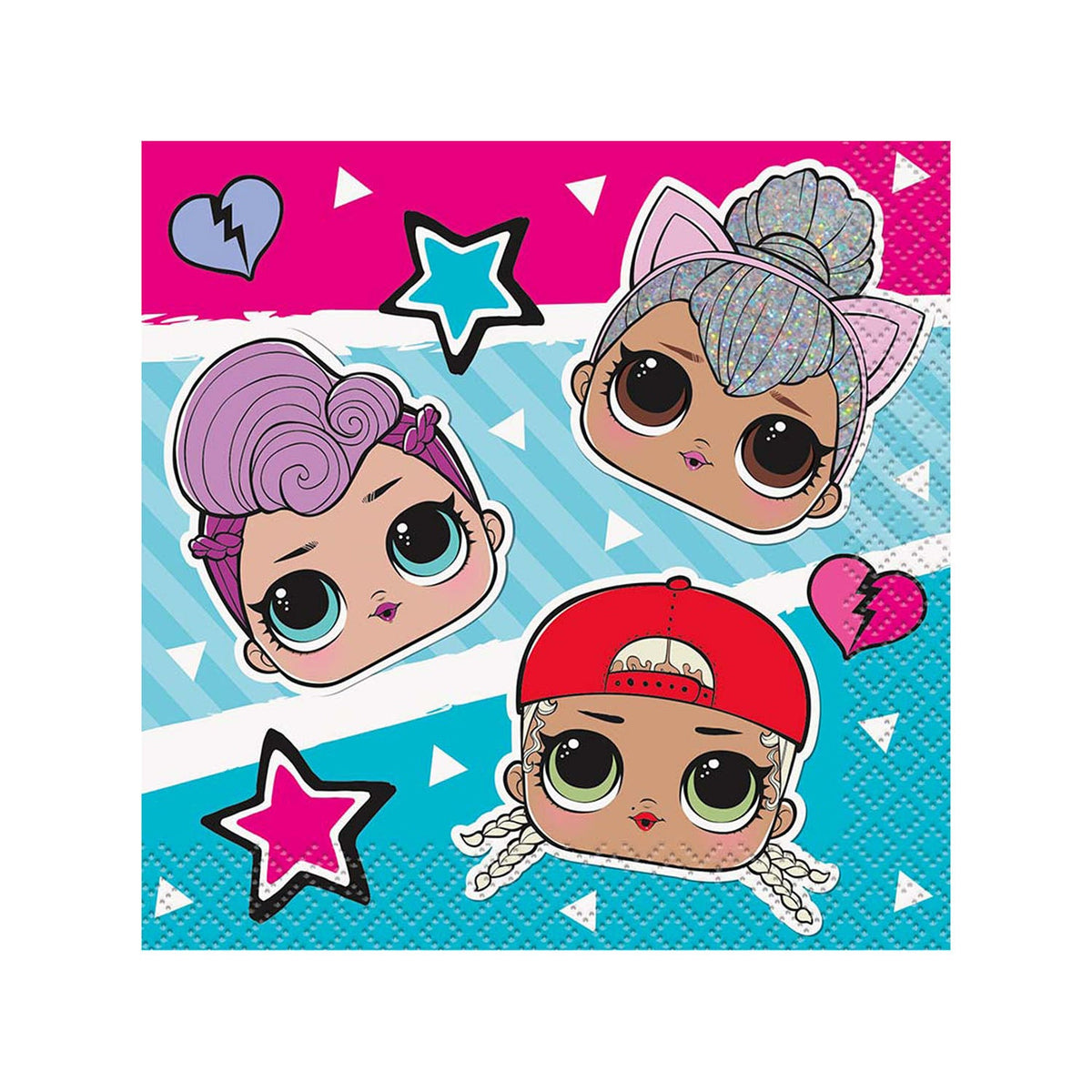 LOL Surprise! Servietten 16Stk./25x25cm