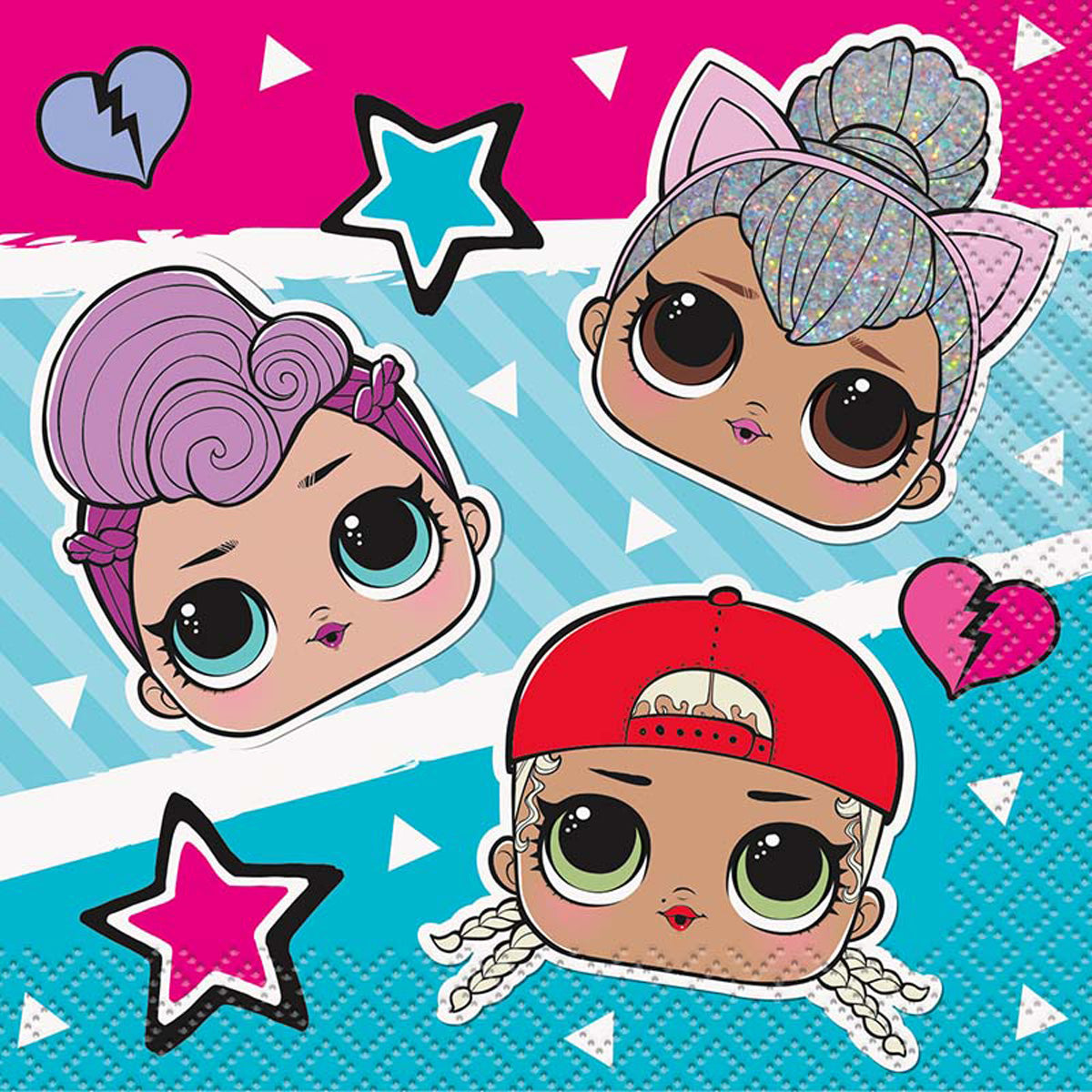 LOL Surprise! Servietten 16Stk./25x25cm