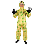 Kostüm Kid Virenzerstörer Jumpsuit Kapuze Gr. 140