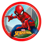 Spider-Man Crime - Pappteller | 8 Stück, Ø 23 cm, FSC