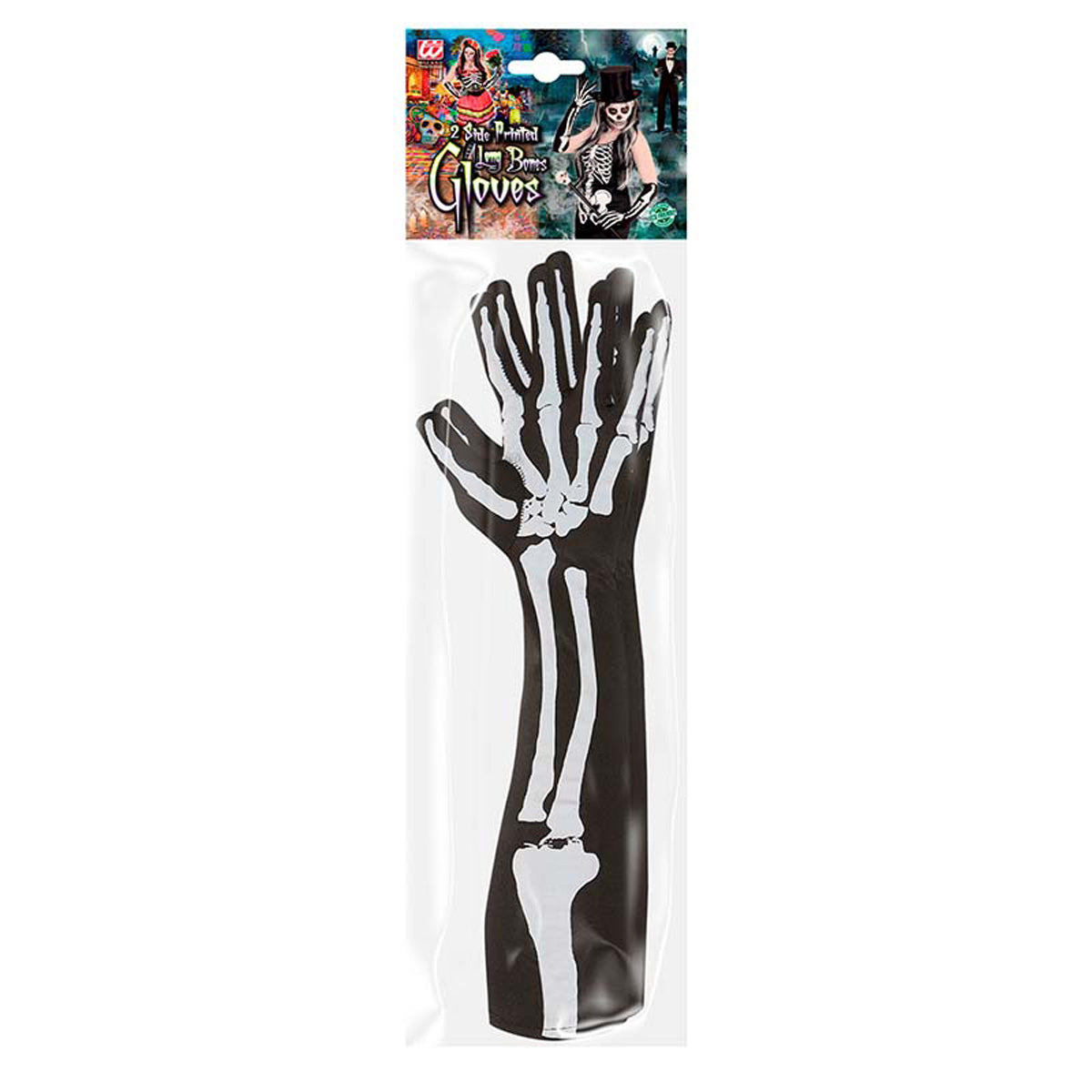 Handschuhe Skelett 50 cm