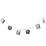Lichterkette Grabsteine LED Girlande Halloween Dekoration