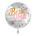 18"/Ø43cm Folienballon  "Beste Oma der Welt"