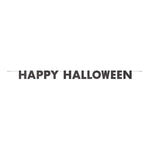 Banner Glitter Happy Halloween ca. 274 cm