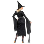 Kostüm Lady Hexe (Kleid, Gürtel Hut)