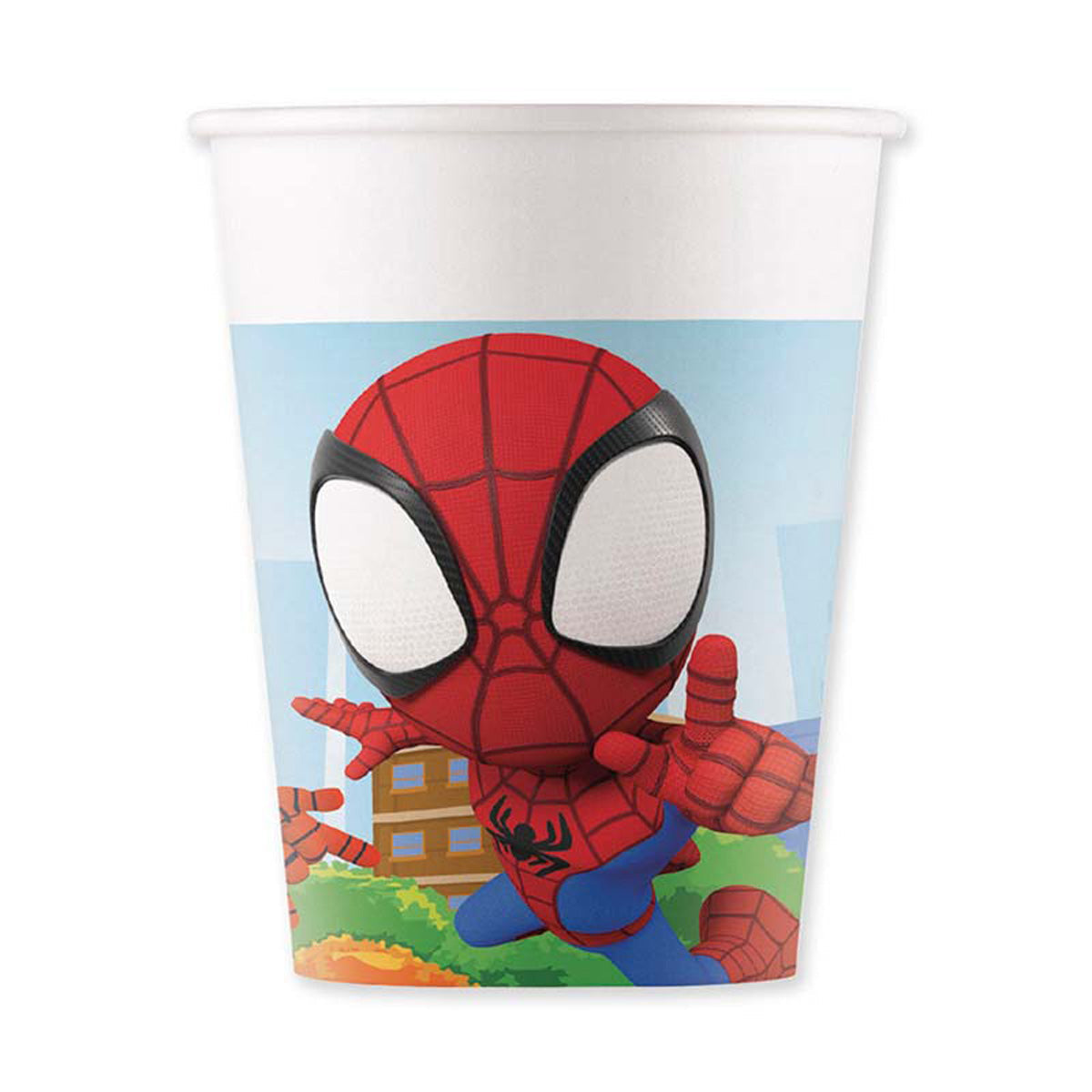Spidey - Pappbecher | 8 Stück, 200 ml