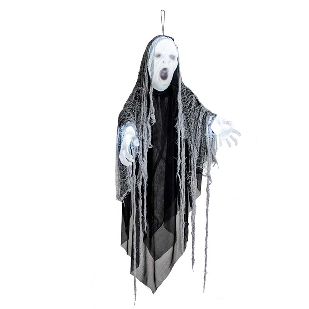 Hänge Figur Blitz-Zauberer 110 cm Licht Sound