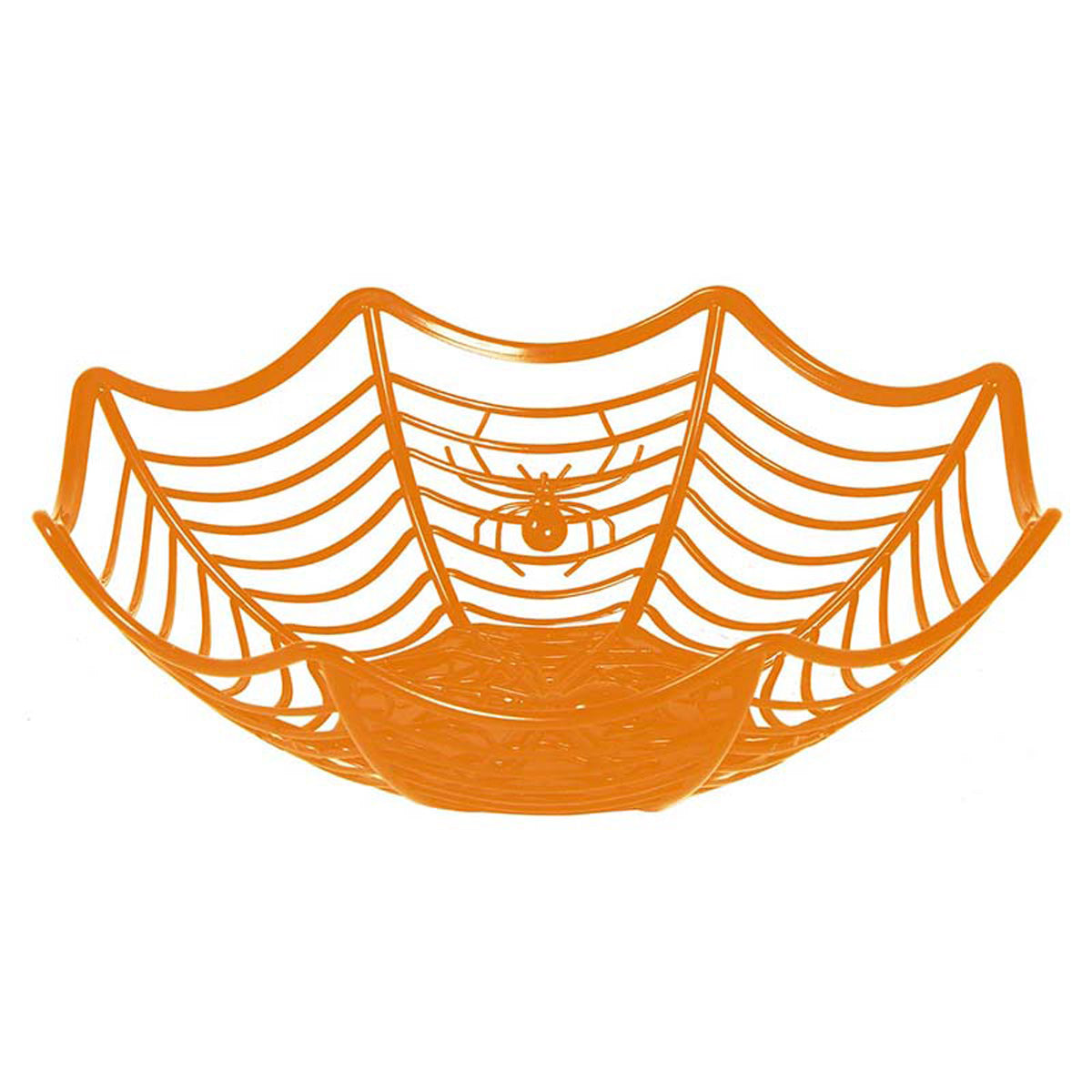 Schale Halloween Spinnennetz Orange