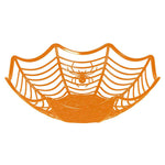 Schale Halloween Spinnennetz Orange