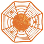 Schale Halloween Spinnennetz Orange