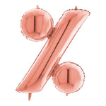 Riesenbuchstabe Folienballon 40"/102cm | Rosegold #%