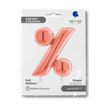 Riesenbuchstabe Folienballon 40"/102cm | Rosegold #%