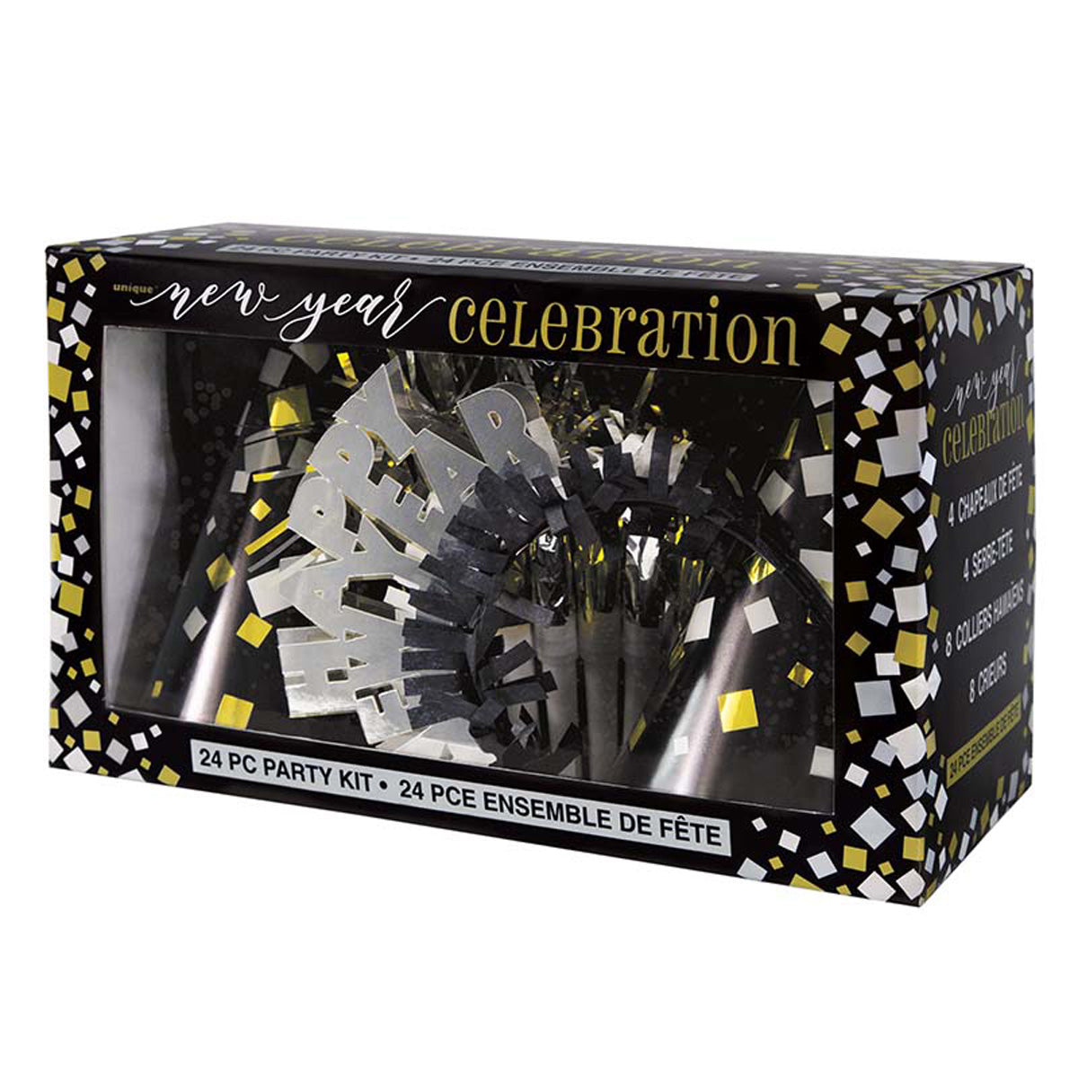 Partybox New Year 8 Personen Gold/Silver