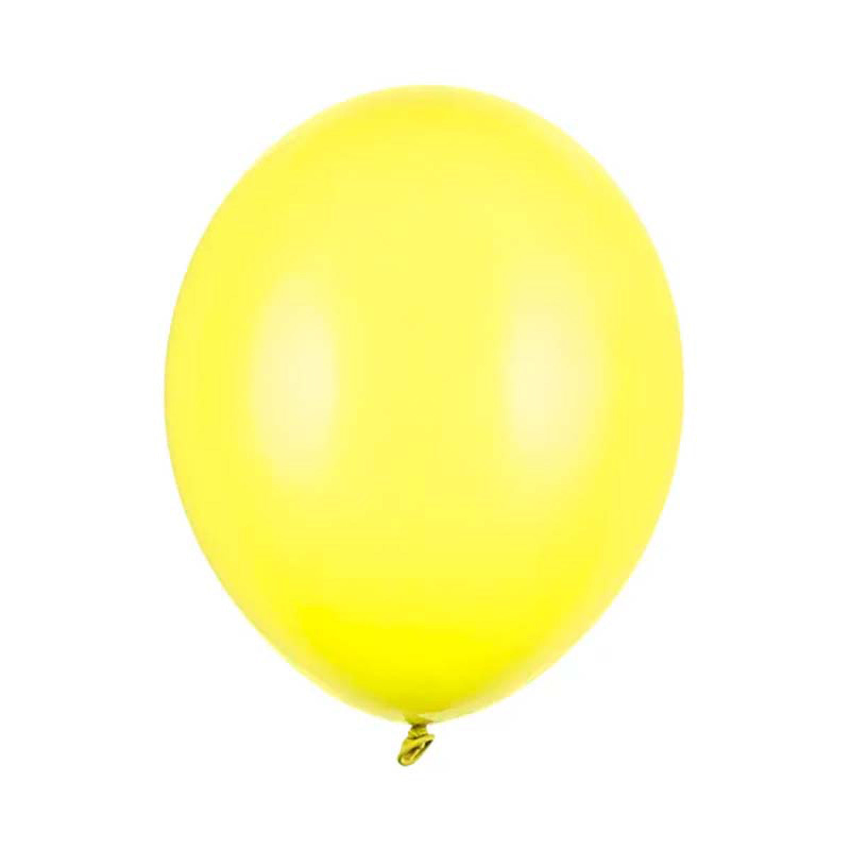 10 Stk. Luftballon Ø30cm "Uni Pastell" | Pastell Gelb