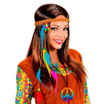 Schmuck Kette Hippie Peace Regenbogen