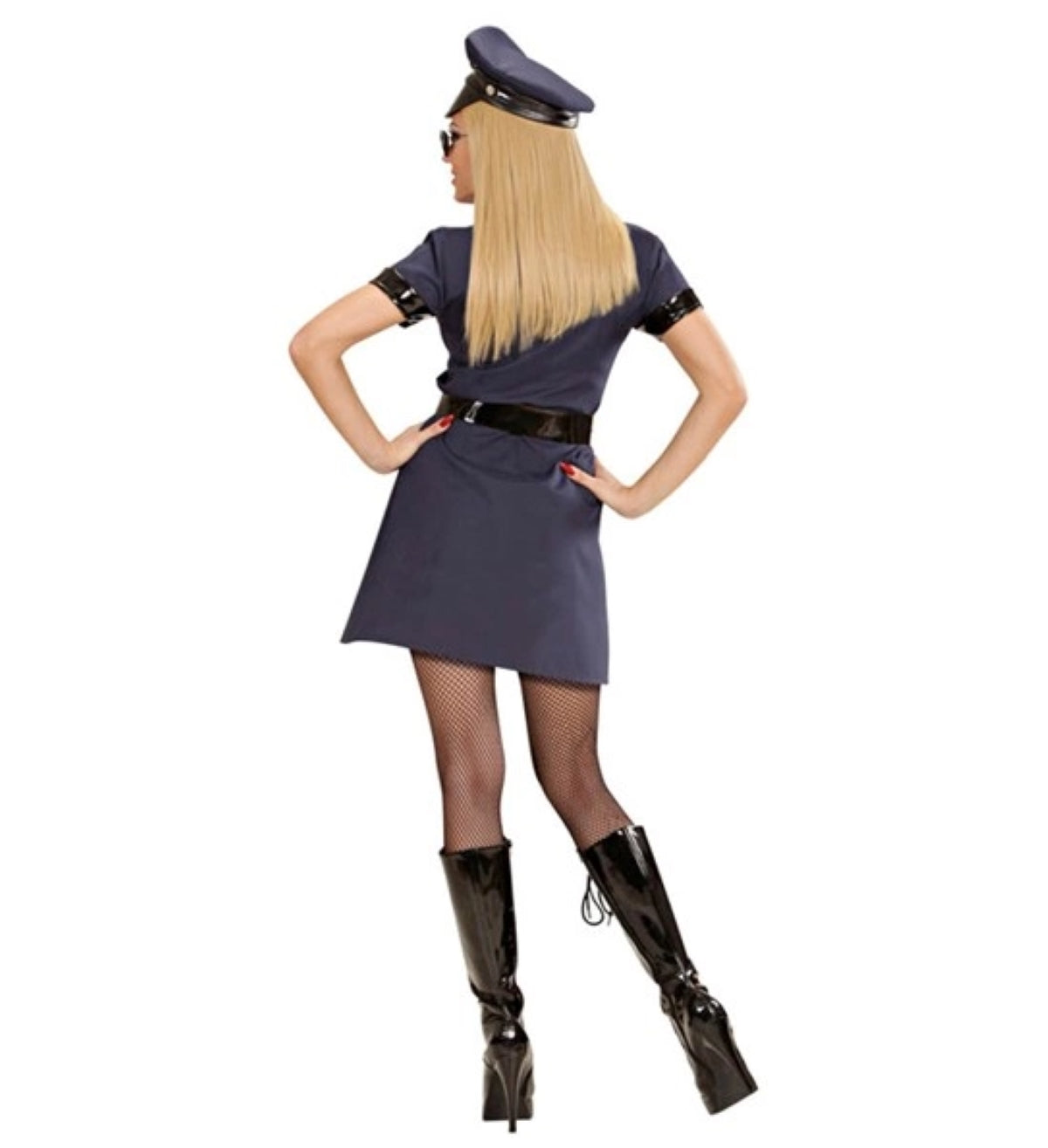 Kostüm Lady Polizistin mit Kleid