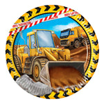 Baustelle - Pappteller | 6 Stück, Ø 23 cm, FSC