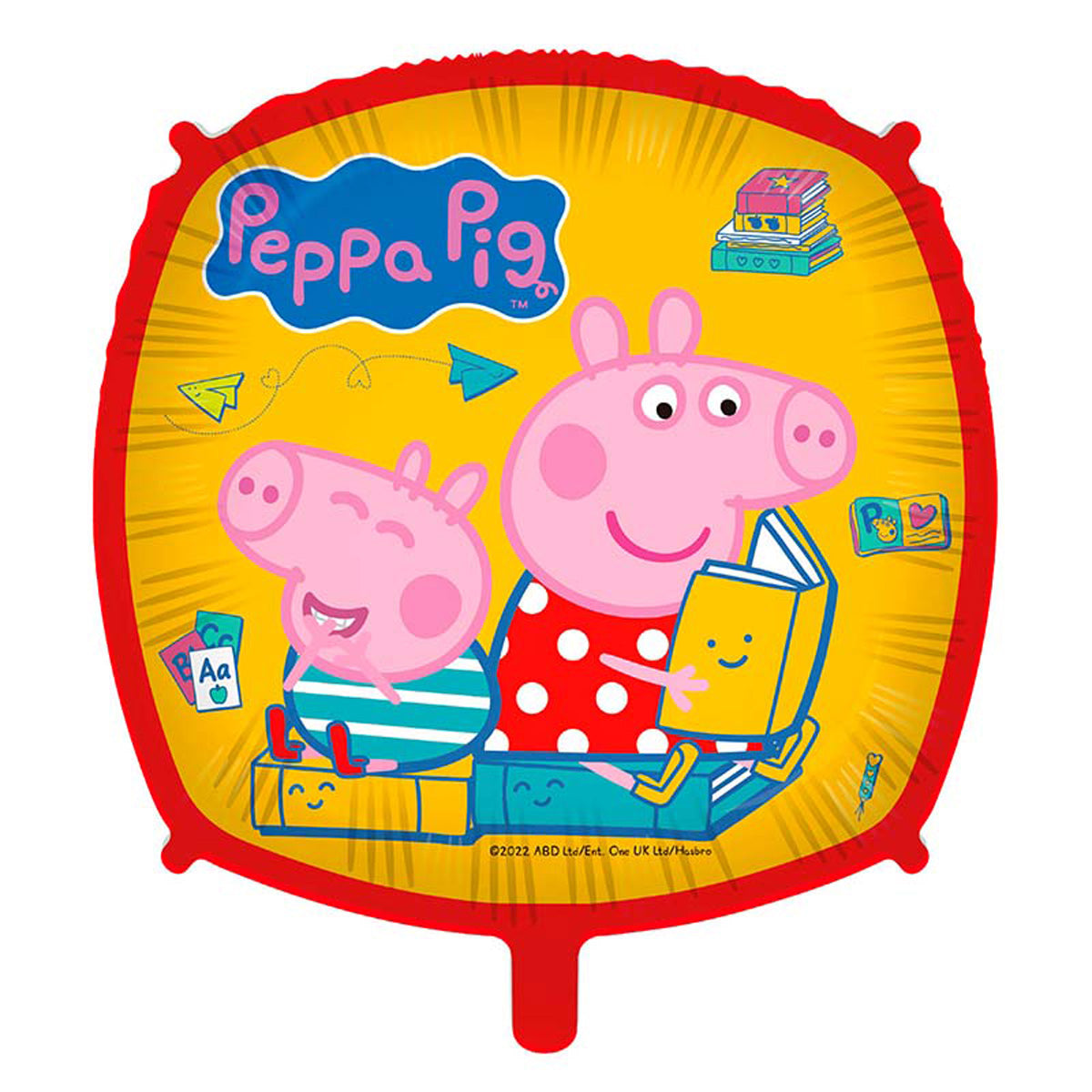 18"/Ø46cm Quadrat Folienballon "Peppa Pig"