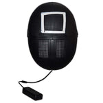 Maske LED Koreanisches Spiel Quadrat, div. Farben