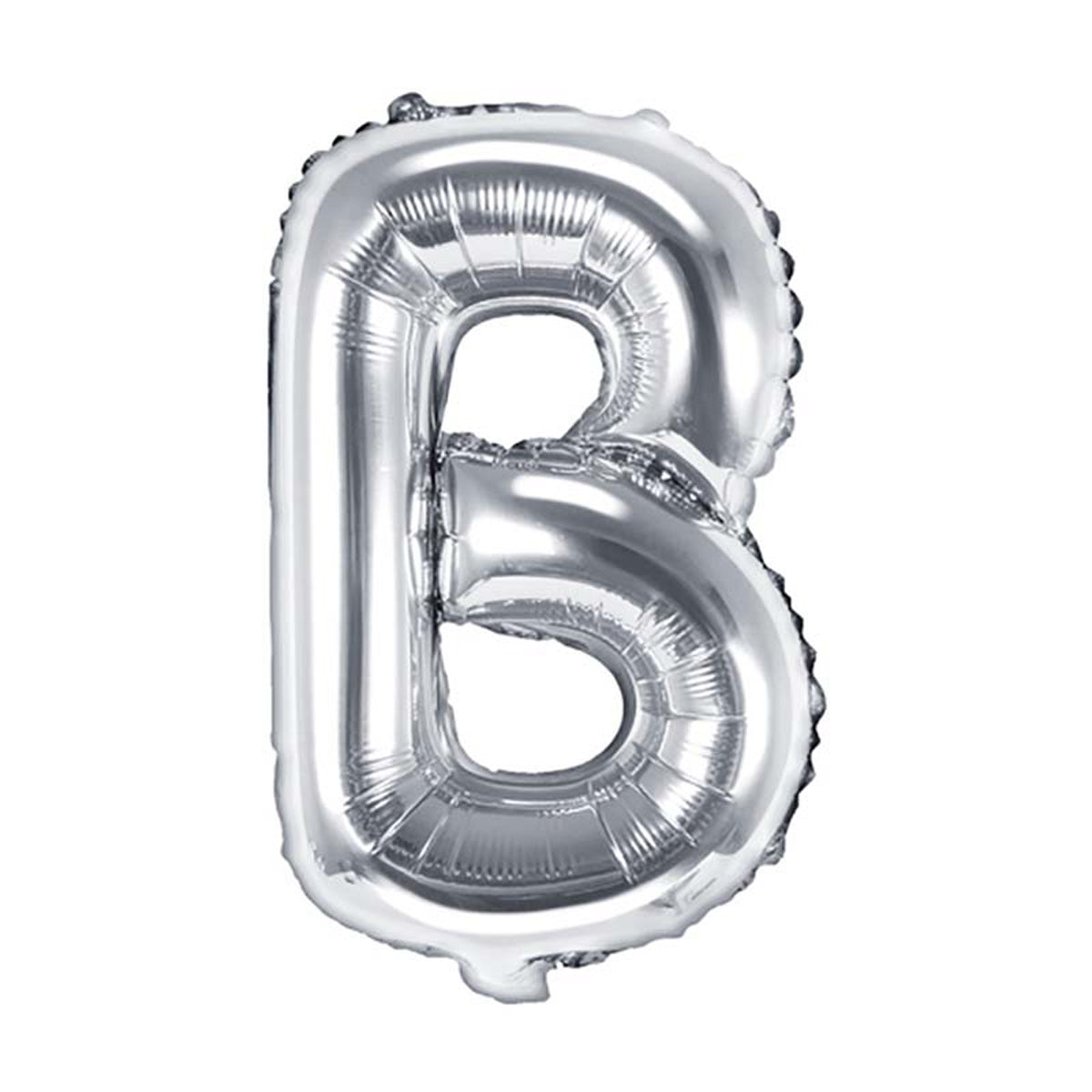 Buchstabe Folienballon Silber 35cm | # B