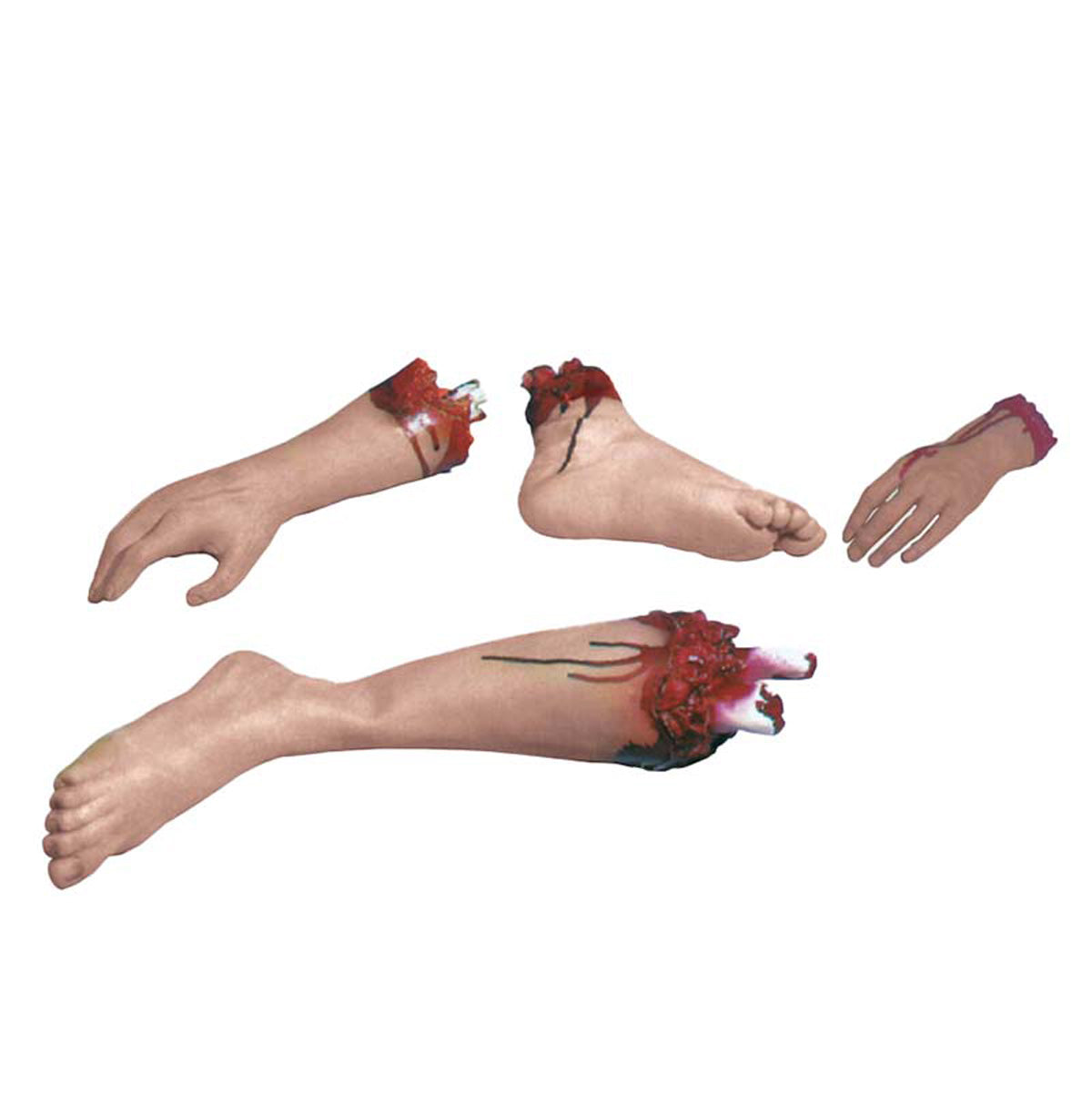 Körperteil Arm, sort.