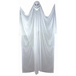Halloween Hängefigur Geist - 210 cm - Weiß - XXL Geister-Deko