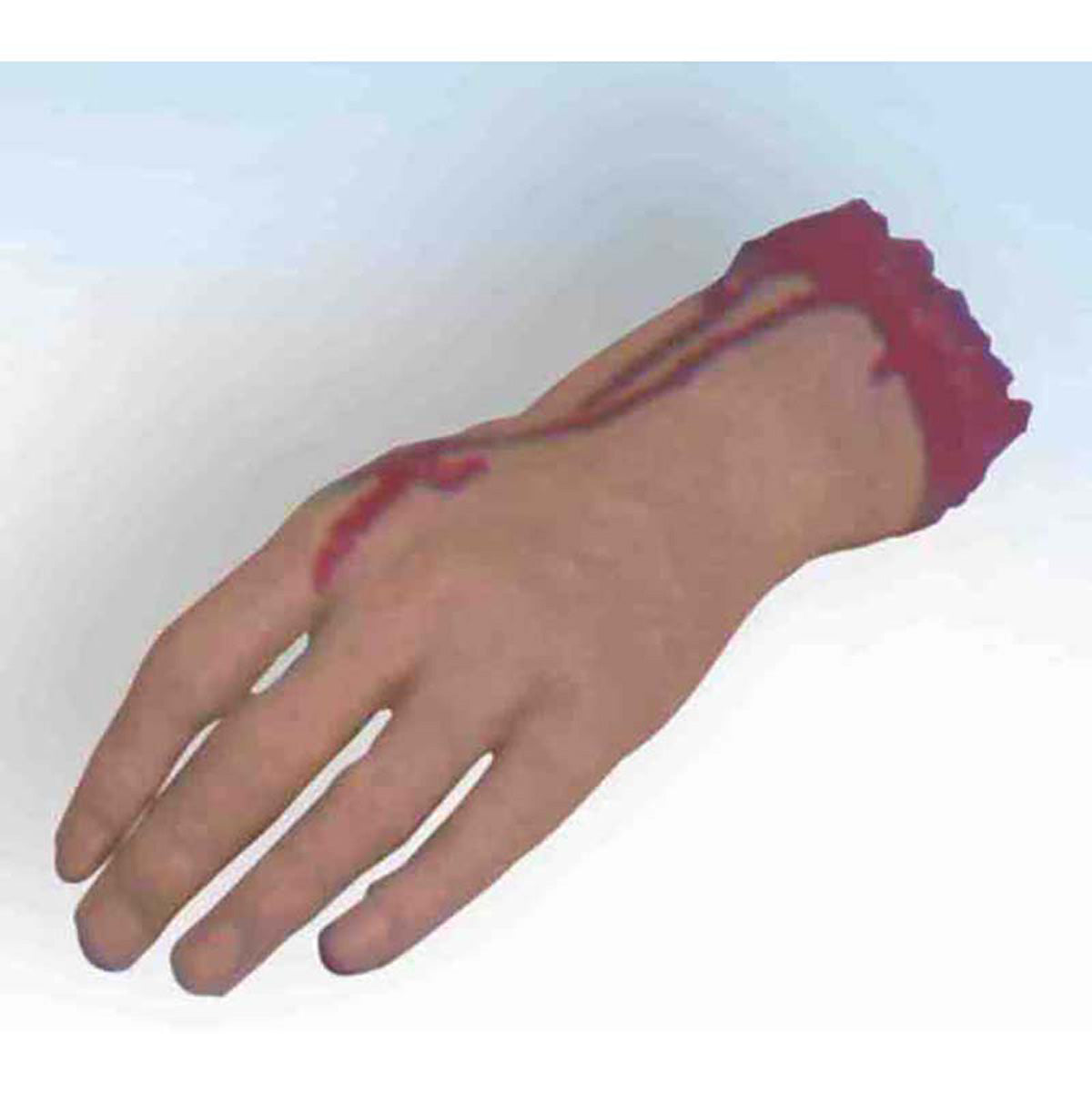 Halloween Körperteil Hand - Abgehackt & Blutig - Realistische Grusel Deko für Horrorpartys, Spukhaus & Outdoor