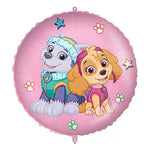 18"/Ø45cm Folienballon "Paw Patrol Skye & Everest"