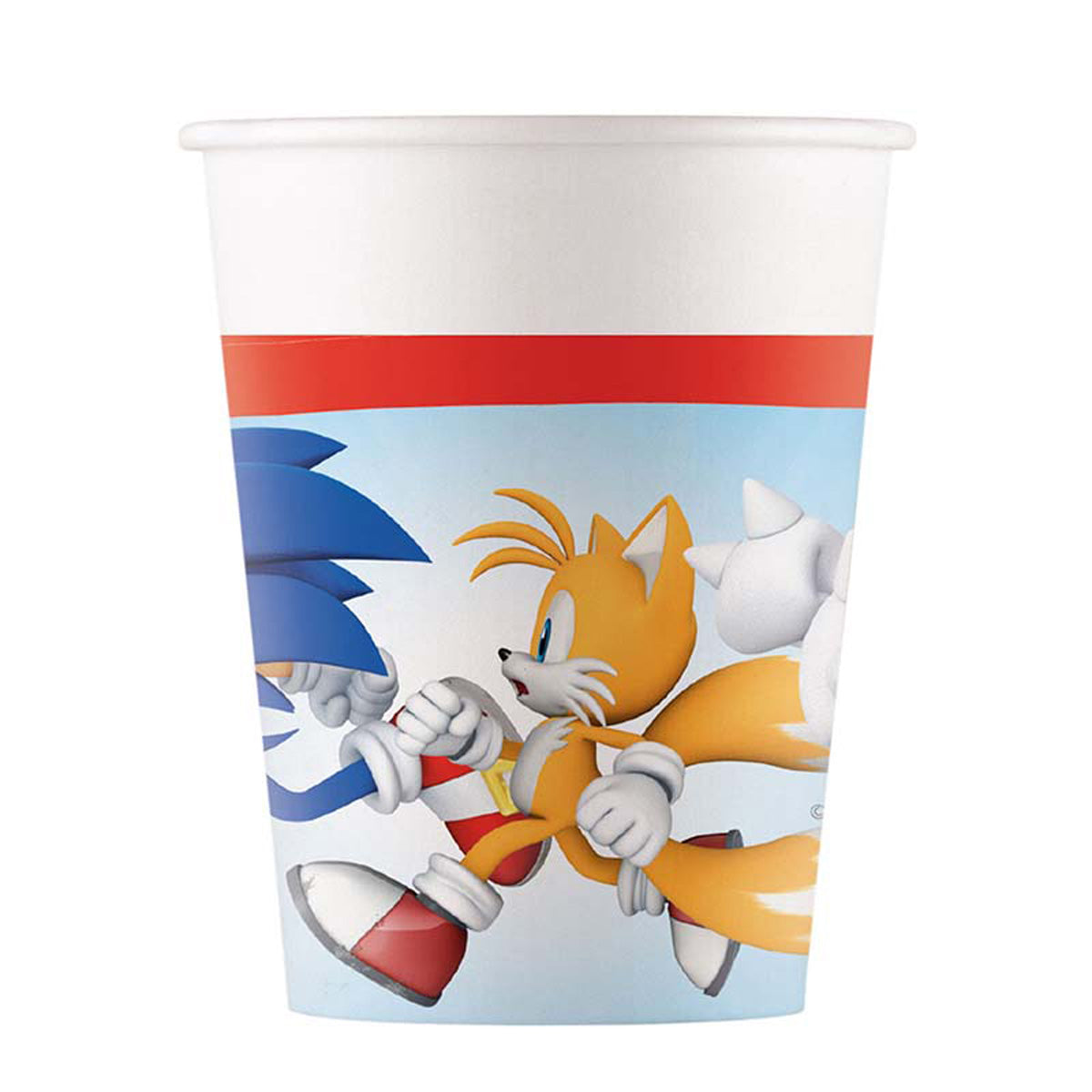 Sonic - Pappbecher | 8 Stück, 200 ml, FSC
