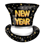 SuperShape Folienballon "Happy New Year" Hut |
