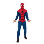 Marvel Spiderman Kostüm für Herren - Erwachsene - Einsteiger-Version - Größe STD/M-L - Offiziell lizenziert