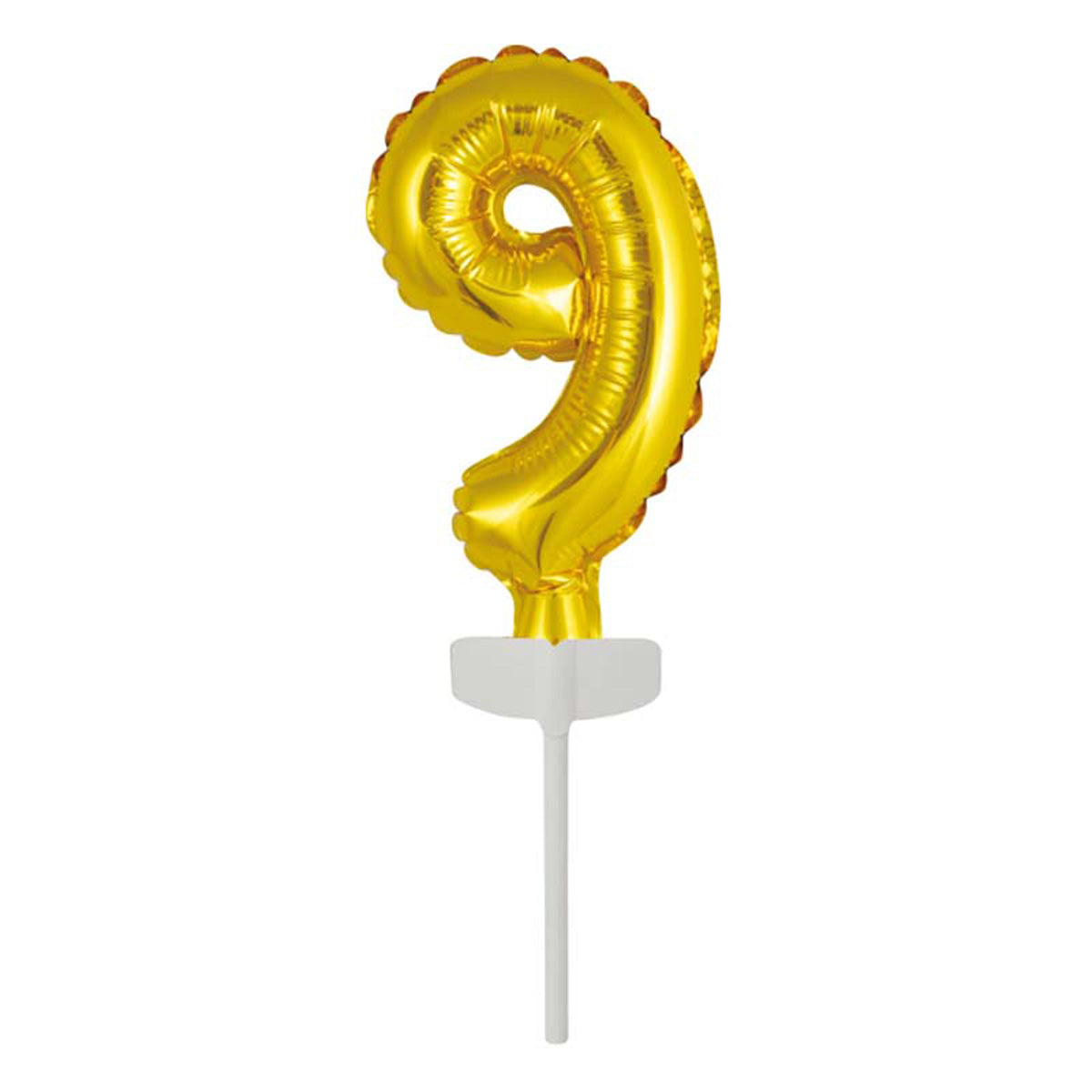 Tortendeko Ballonzahl | 11 cm, Gold #9