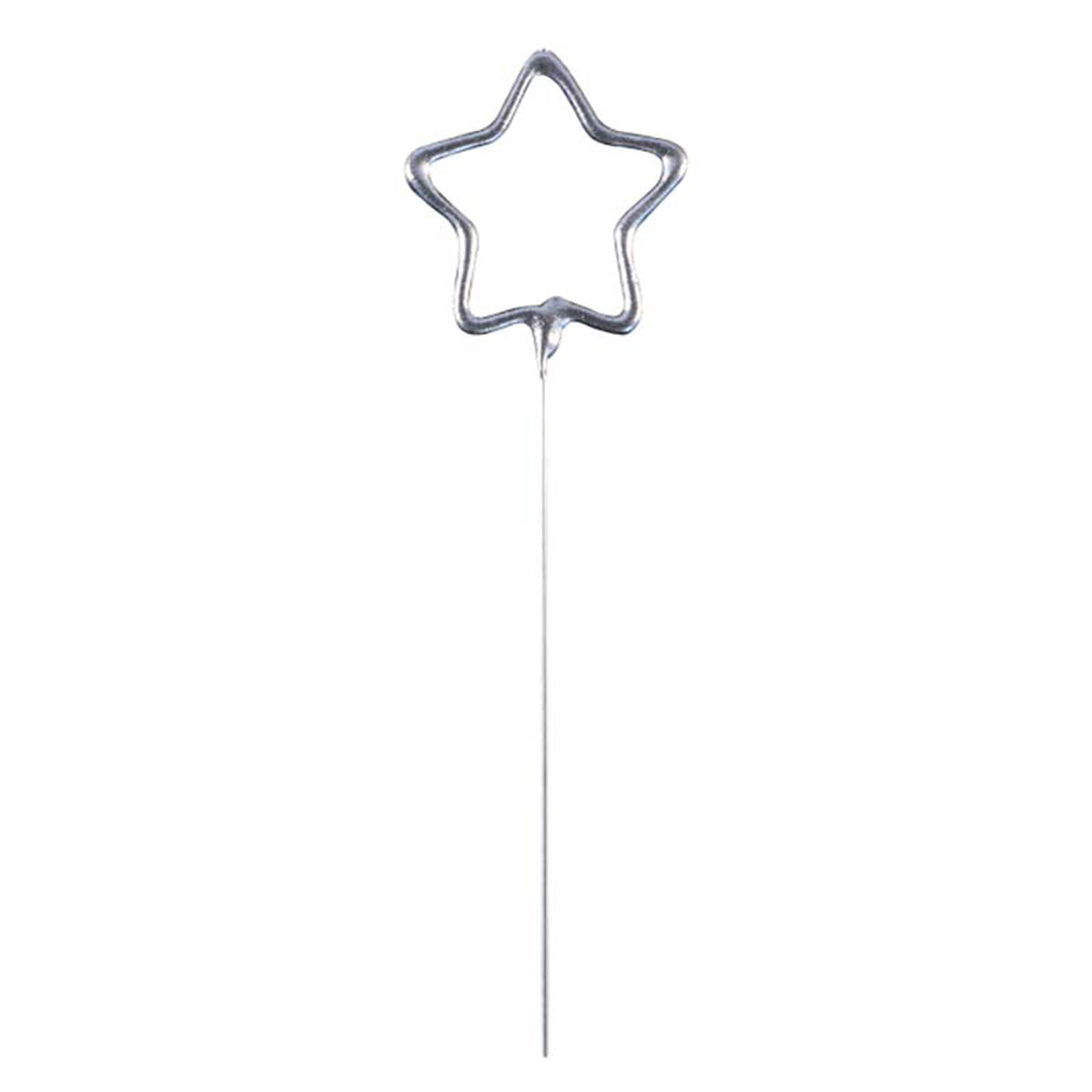 Wunderkerze Symbol Stern Silber