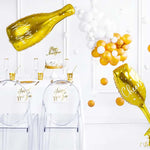 Servietten "Happy New Year" 20Stk/33x33cm | Weiß/Gold