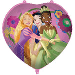 18"/Ø45cm Herz Folienballon "Prinzessinnen"