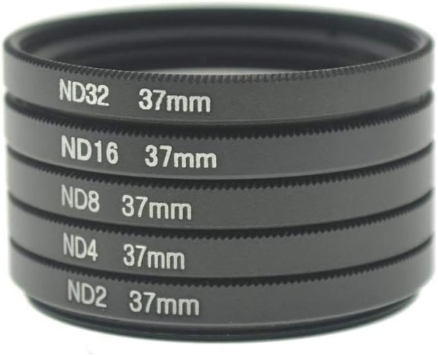 ND Filter Set 37 mm Neutraldichtefilter Graufilter Hülle kompatibel mit iPhone 12 Pro Max | System-S