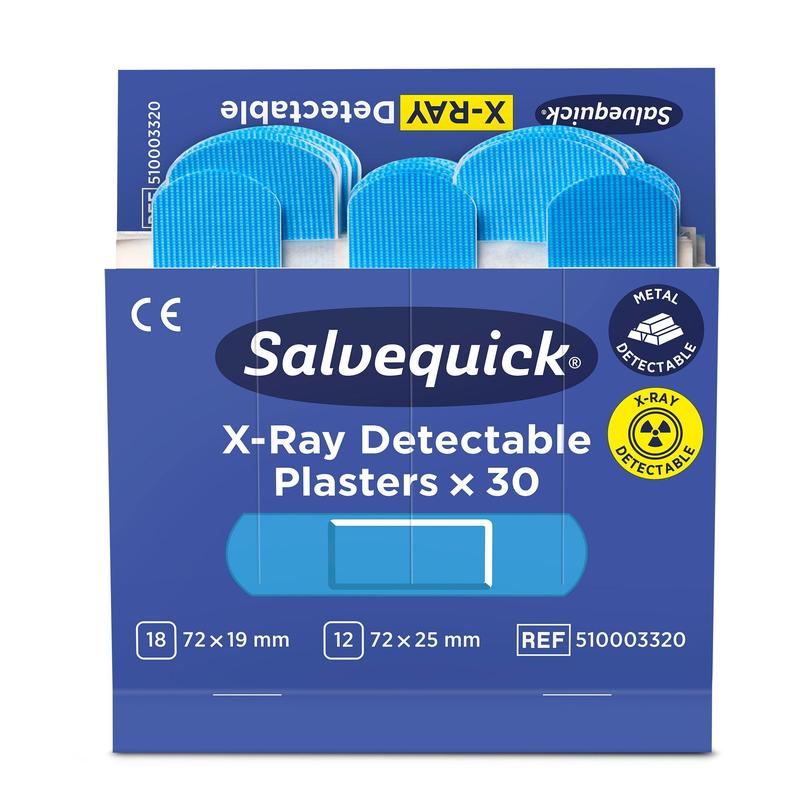 Salvequick röntgendetektierbar, 30 stück/nachfüllung.  | Packung (30 Stück)