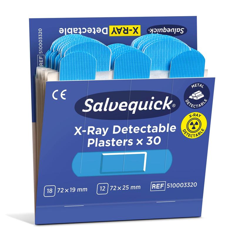Salvequick röntgendetektierbar, 30 stück/nachfüllung.  | Packung (30 Stück)