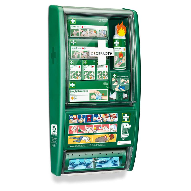 Cederroth erste hilfe & verbrennungsstation | Karton (1 Packung)