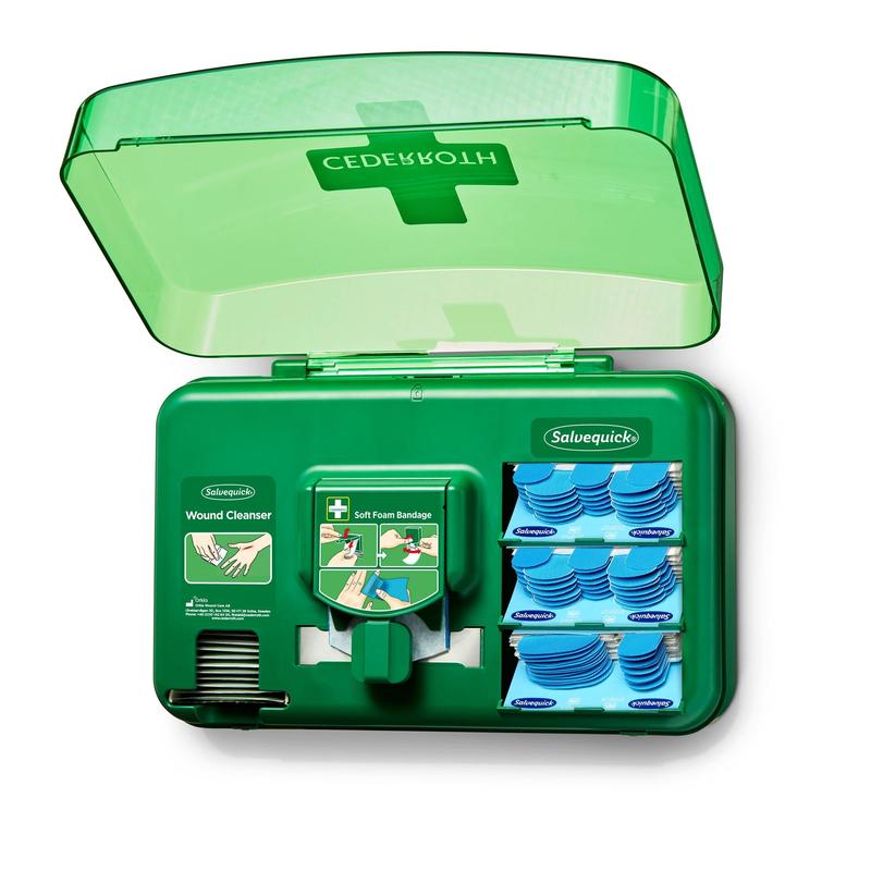 Wundversorgungsspender, blau | Karton (1 Packung)