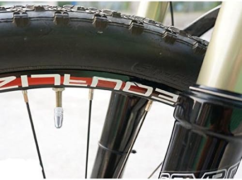 Ventilkappe Presta Sclaverand-Ventil Fahrrad Ventil Kappe aus Aluminium Farbe Silber | System-S